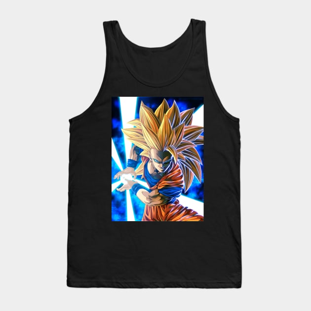 Son Goku Sayajin 3 Tank Top by uchiha-itasuke